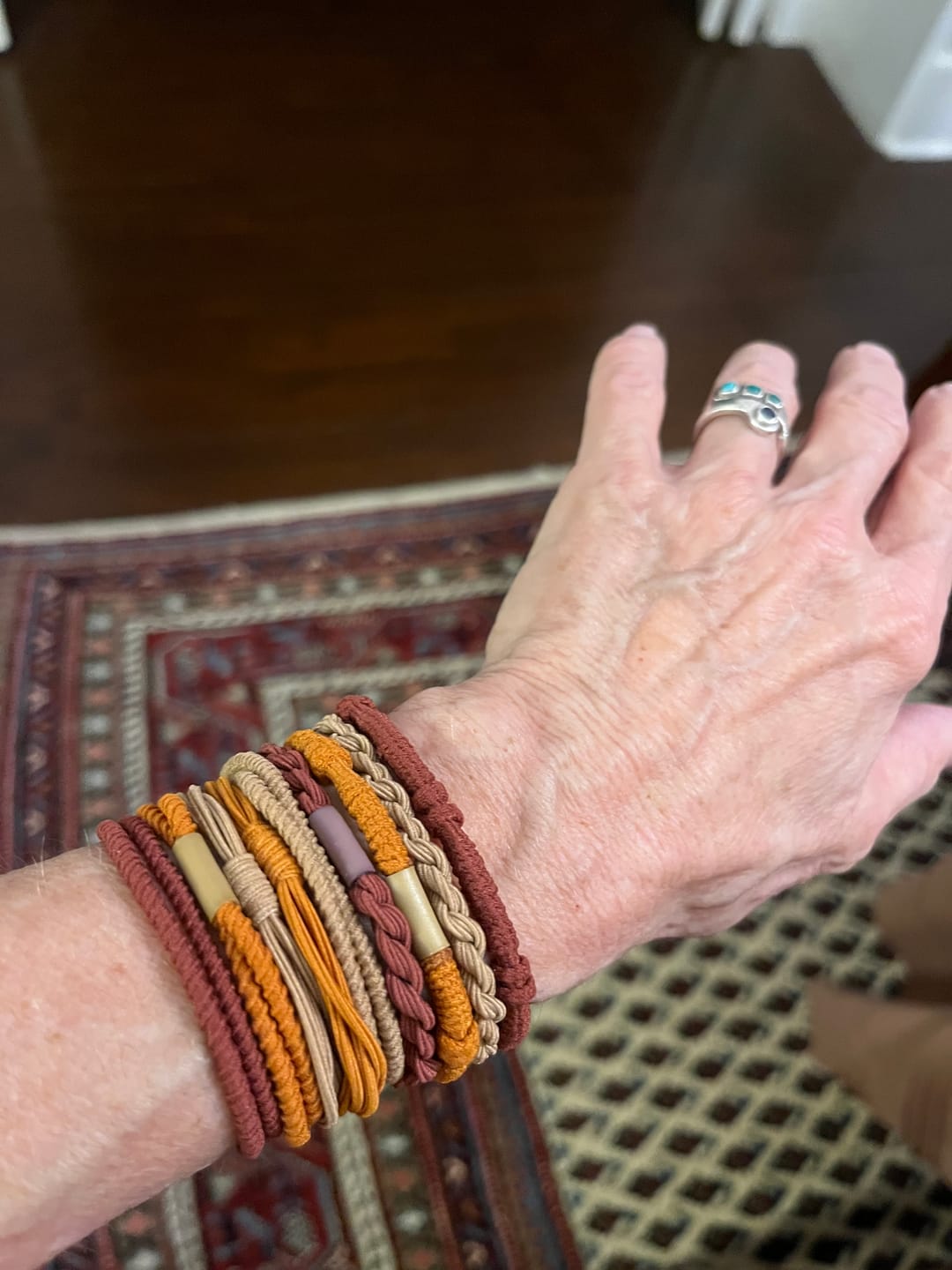 Customer photo review of Boho Hair Ties