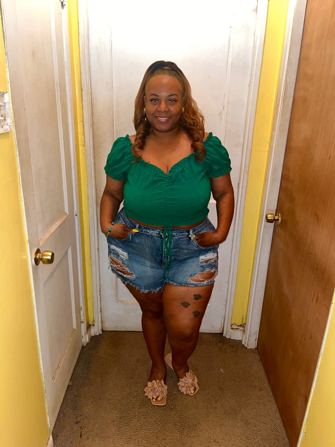Customer photo review of Sensationnel Lulu Pony Drawstring Ponytail - MAYA