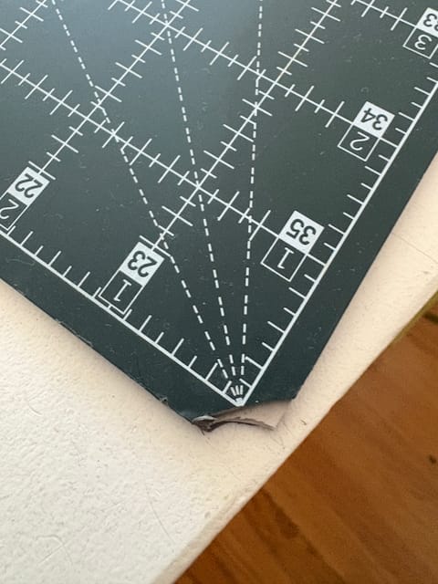 Customer photo review of Creative Grids Cutting Mat