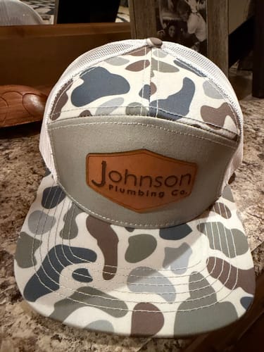 Customer photo review of Custom Leather Patch Hats SA7AGE - Lost Hat Co.