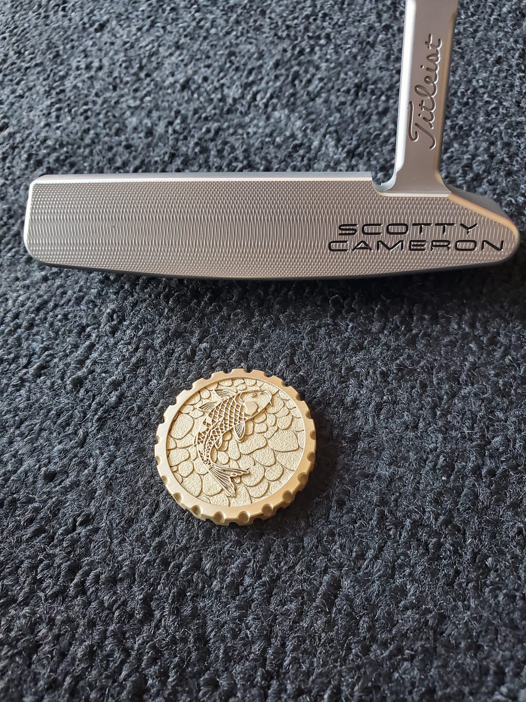 Customer photo review of Koi 2.0 Brass Ball Marker