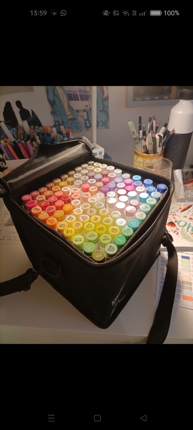 Customer photo review of Ohuhu Marker Bag for Oahu and Honolulu Series