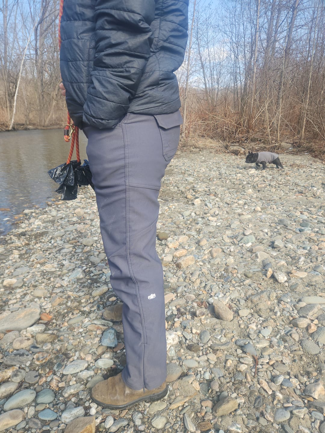 Customer photo review of Women's Fleece Lined High Rise Sitka Winter Pants
