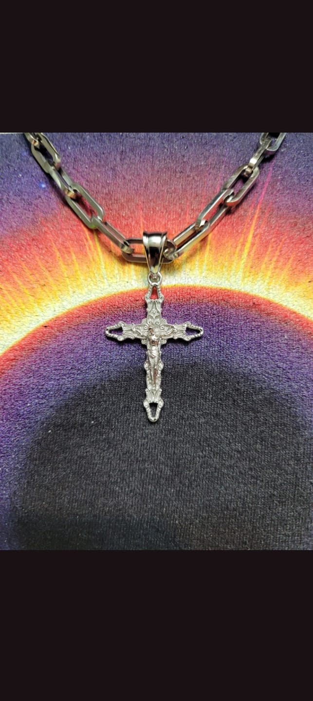 Customer photo review of CRUCIFIX CROSS PENDANT