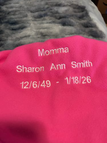 Customer photo review of Embroidery