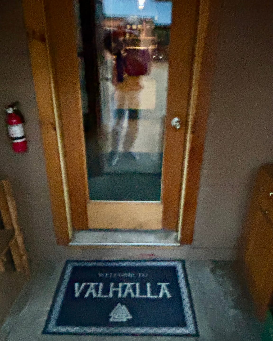 Customer photo review of Gearhuman 3D Welcome To Valhalla Doormat