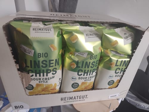 Customer photo review of Bio Linsen Chips Sour Cream Style