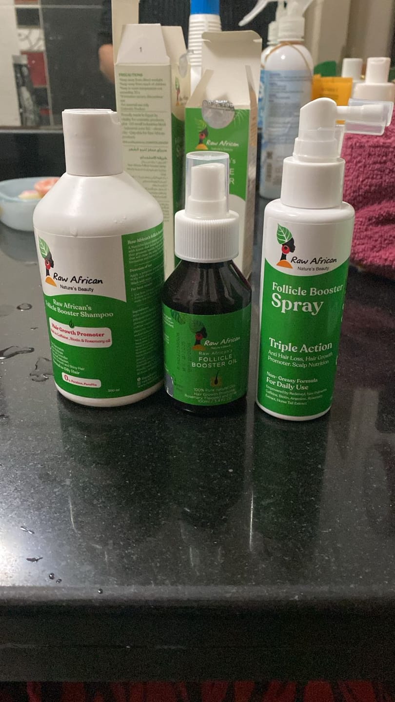 Customer photo review of Follicle Booster Redensyl Daily Spray