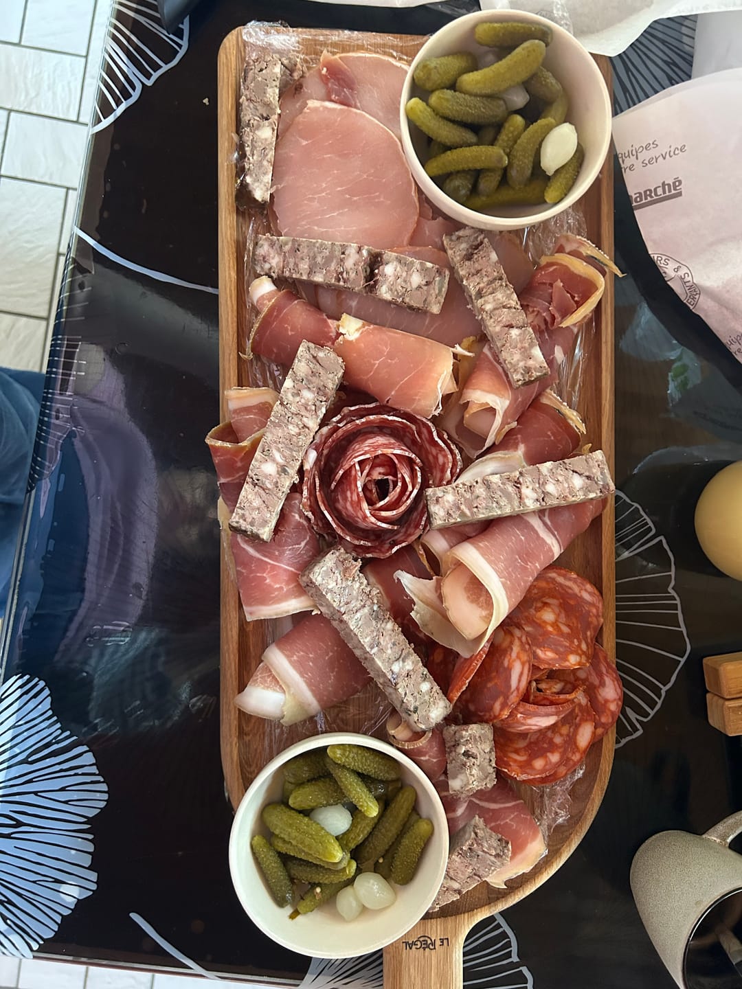 Customer photo review of Grande Planche apéro 63 x 22 cm