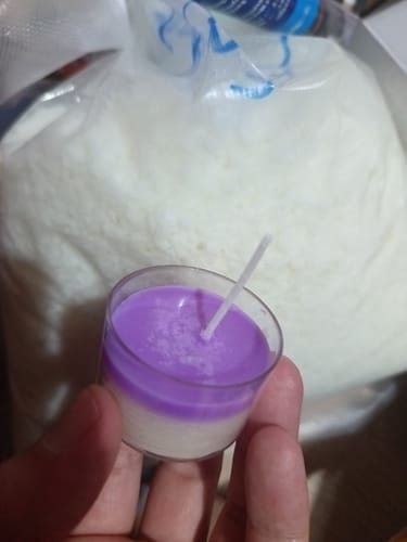 Customer photo review of Cera de soja 1 kg bajo punto de fusión 52 grados bpf escamas cera de soya