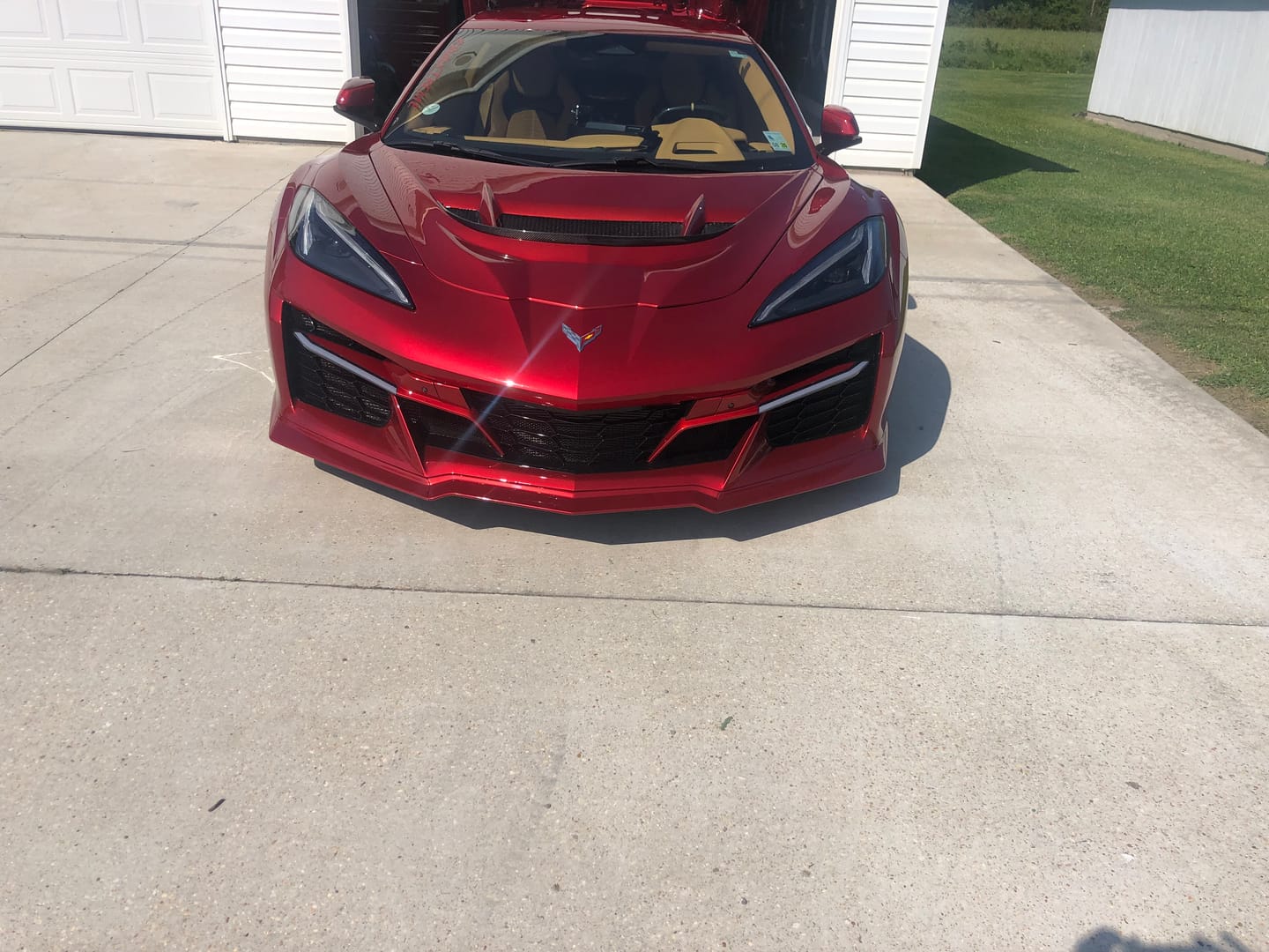 Customer photo review of Corvette C8 Z06 Models Sequential LED DRL Light Bar Bezel Insert