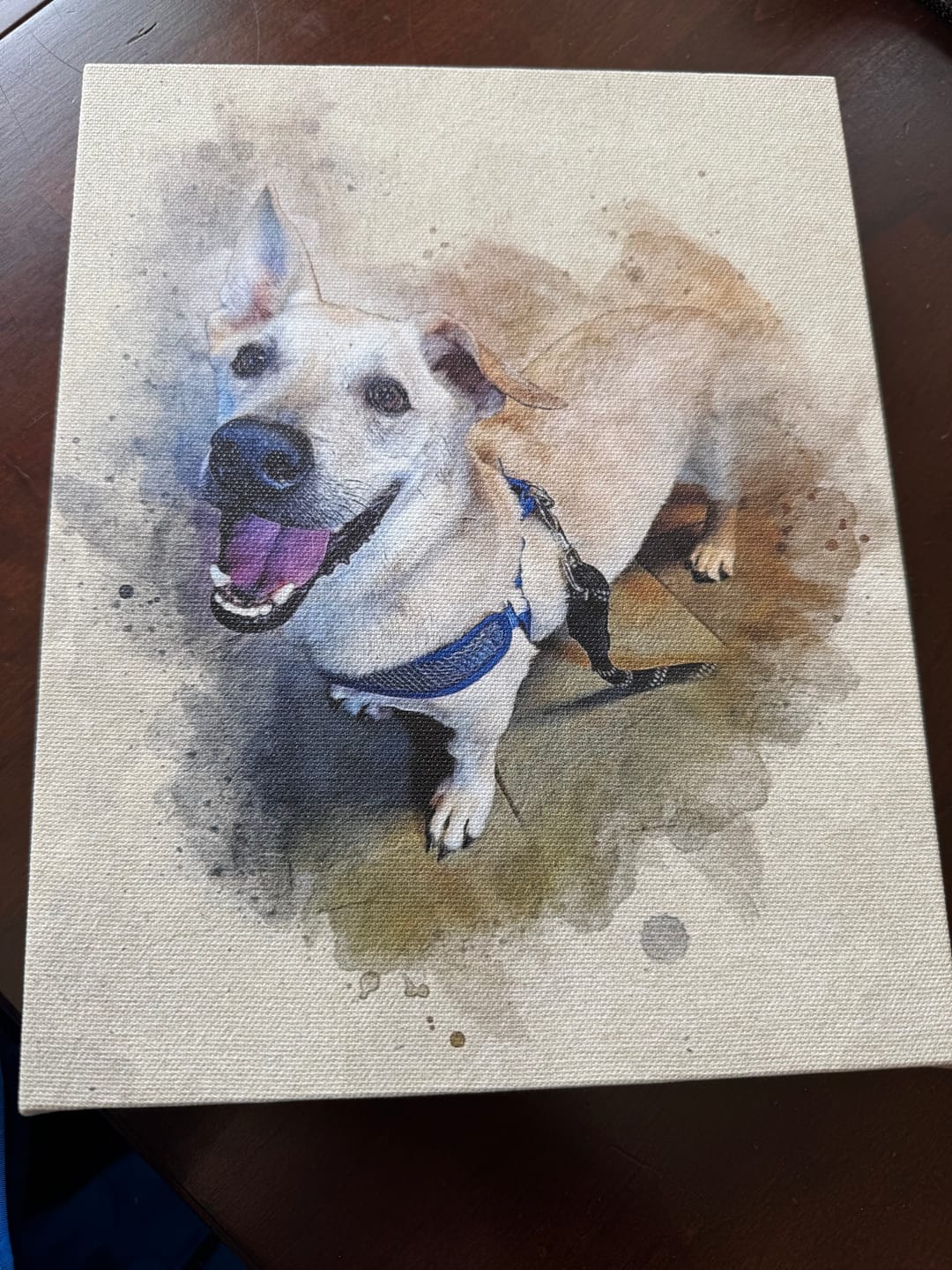 Customer photo review of Personalized photo Painting