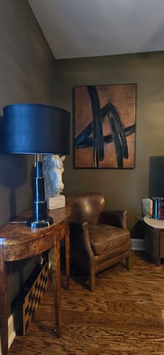 Customer photo review of Abstract Painting Canvas Set of 2 #AP203