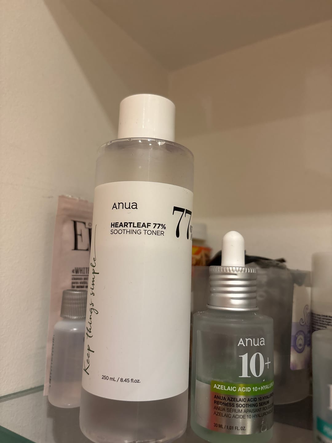 Customer photo review of Nomierinošs toniks Anua Heartleaf 77 Soothing Toner