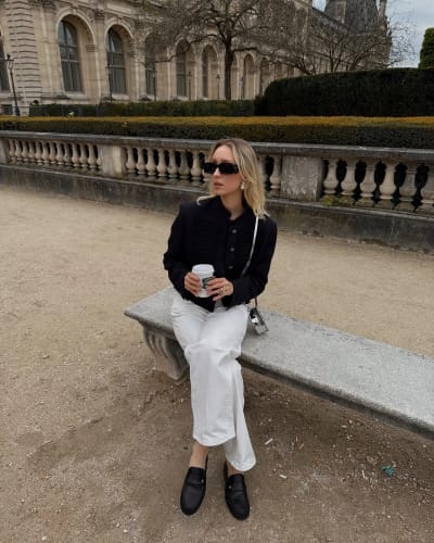 Customer photo review of Nadya Stand Collar Napoleon Jacket