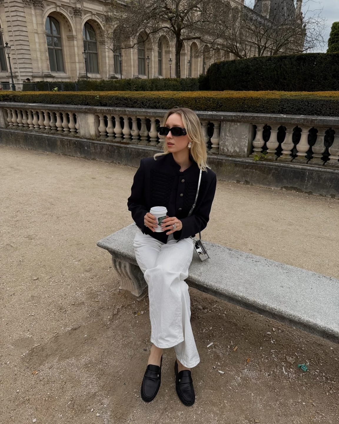 Customer photo review of Nadya Stand Collar Napoleon Jacket