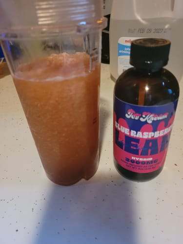 Customer photo review of BLUE RASPBERRY