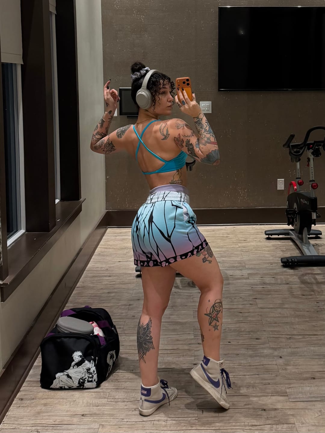 Customer photo review of Butterfly Pattern Shorts