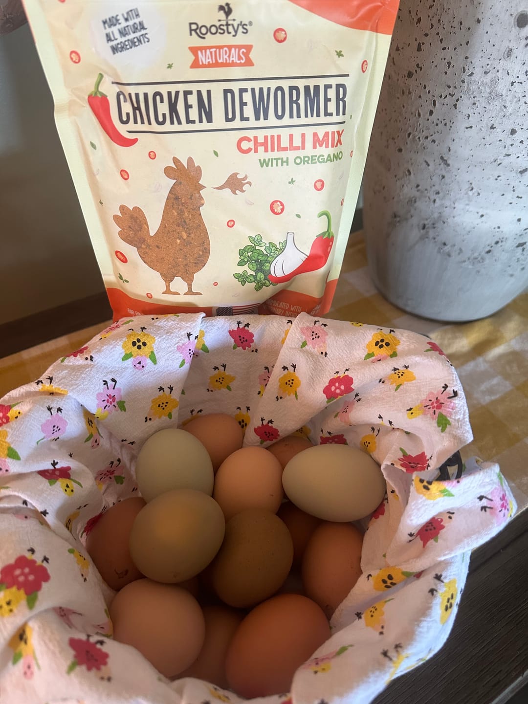 Customer photo review of Nesting Herbs - Natural Support for Clean Coops & Healthy Hens