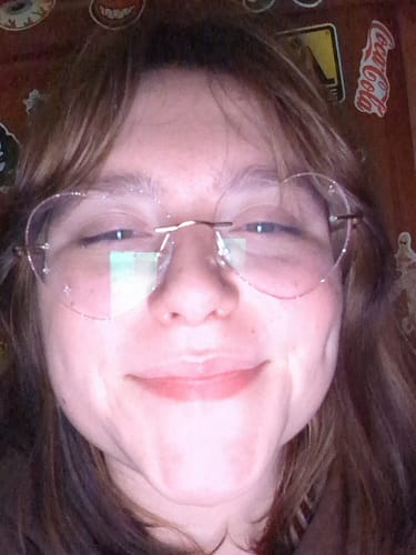 Customer photo review of Amora Eyeglasses