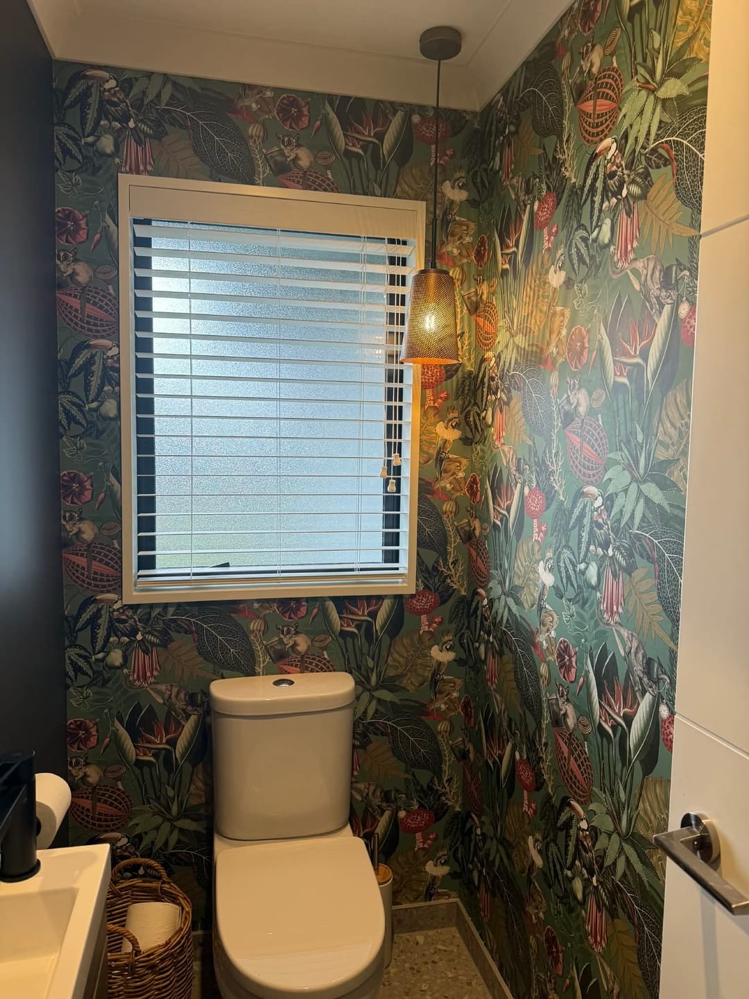 Customer photo review of Reverie Wonderland Wallpaper - Sage