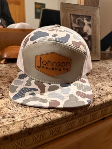 Customer photo review of Custom Leather Patch Hats SA7AGE - Lost Hat Co.