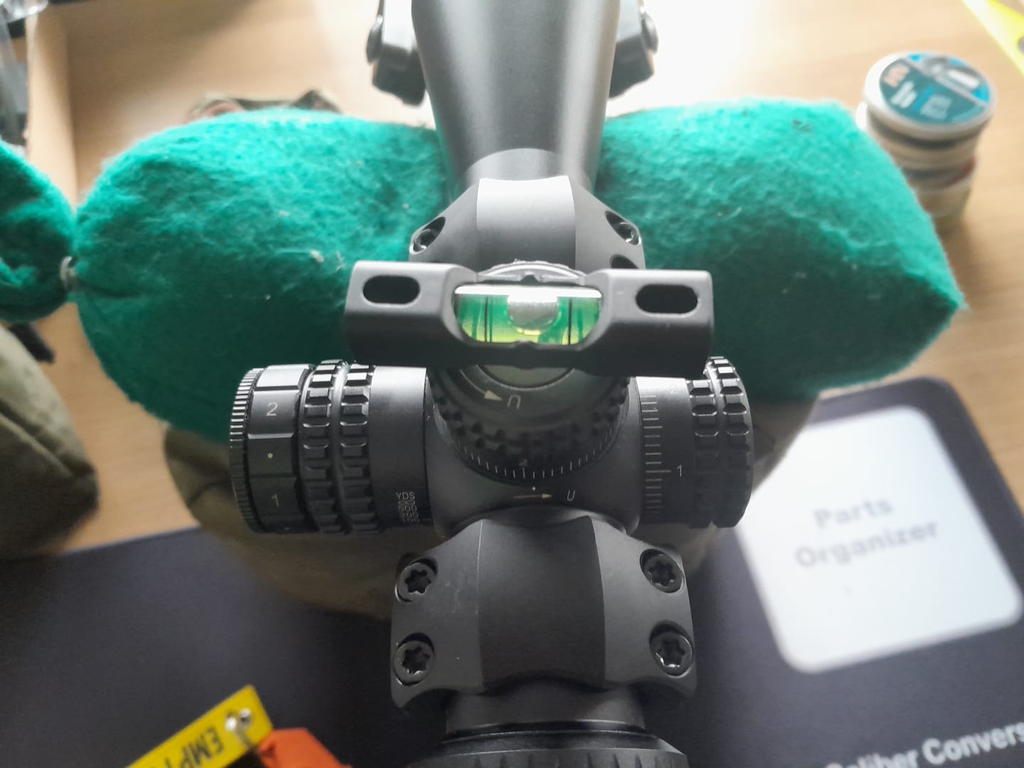 Customer photo review of Vector Optics SCACD-19 Wasserwaage zur Montage an XASR Ringmontagen oder zum Auflegen