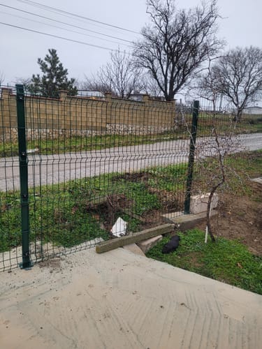 Customer photo review of Оградни колове с планка