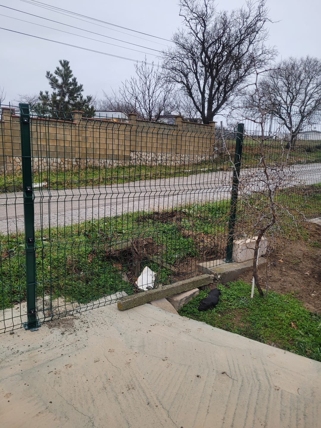 Customer photo review of Оградни колове с планка