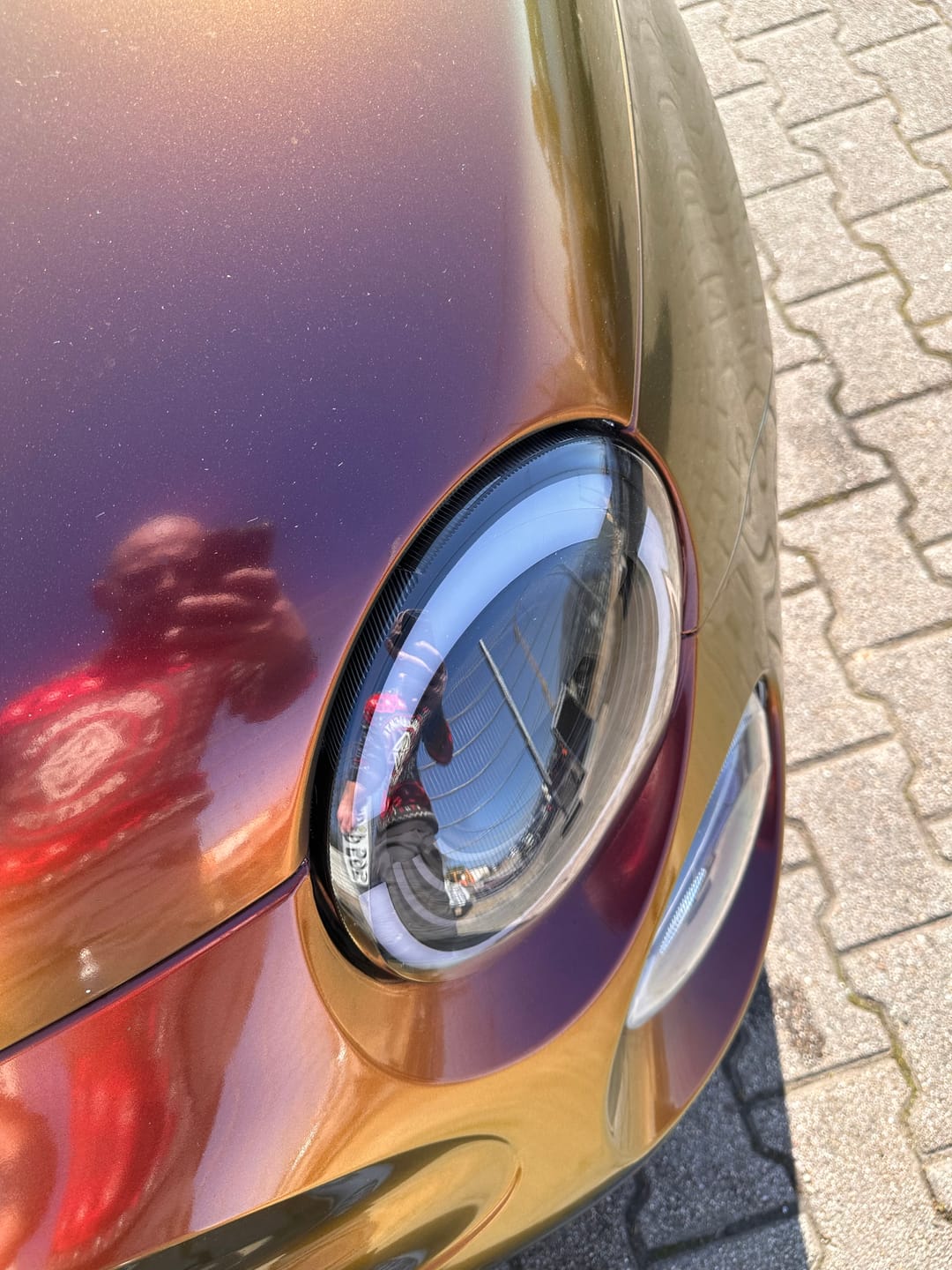 Customer photo review of Fari Full LED Anteriori Abarth & Fiat 500 (2008–2025)