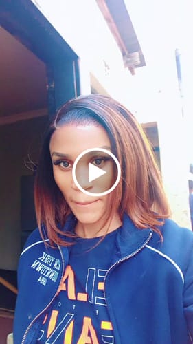 Customer video review of 13X4 Full Frontal Vietnamese SDD Bone Straight Ombre Chocolate Brown Wigs