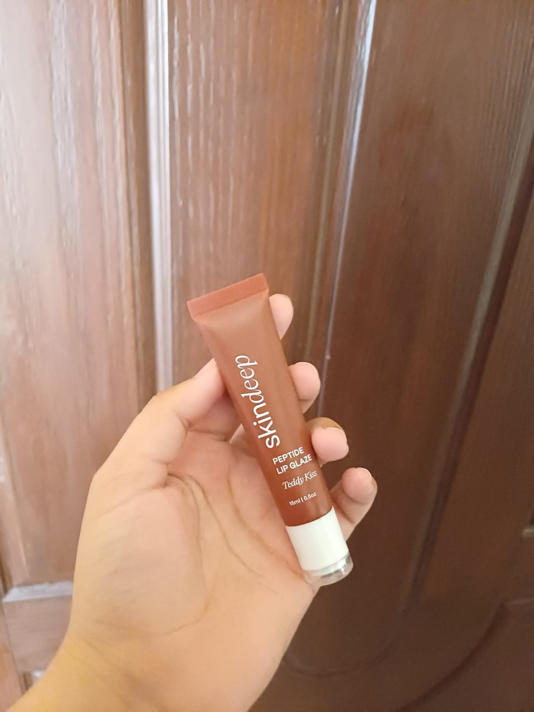 Customer photo review of Peptide Lip Glaze