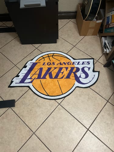 Customer photo review of Los Angeles Lakers™ Rug