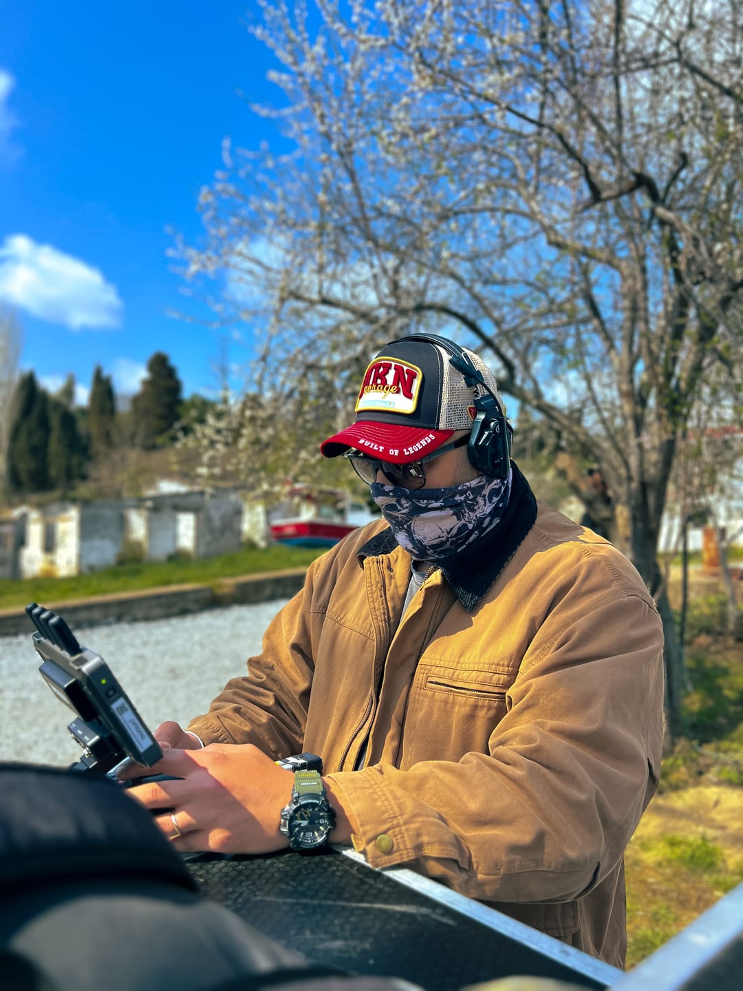 Customer photo review of Trucker Hat - Professional Collection - MKN Garage - Siyah