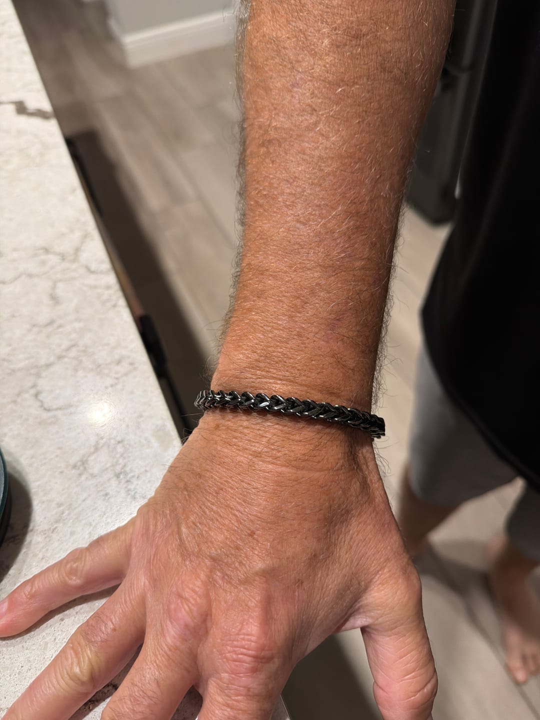 Customer photo review of Franco Link Bracelet | 6MM