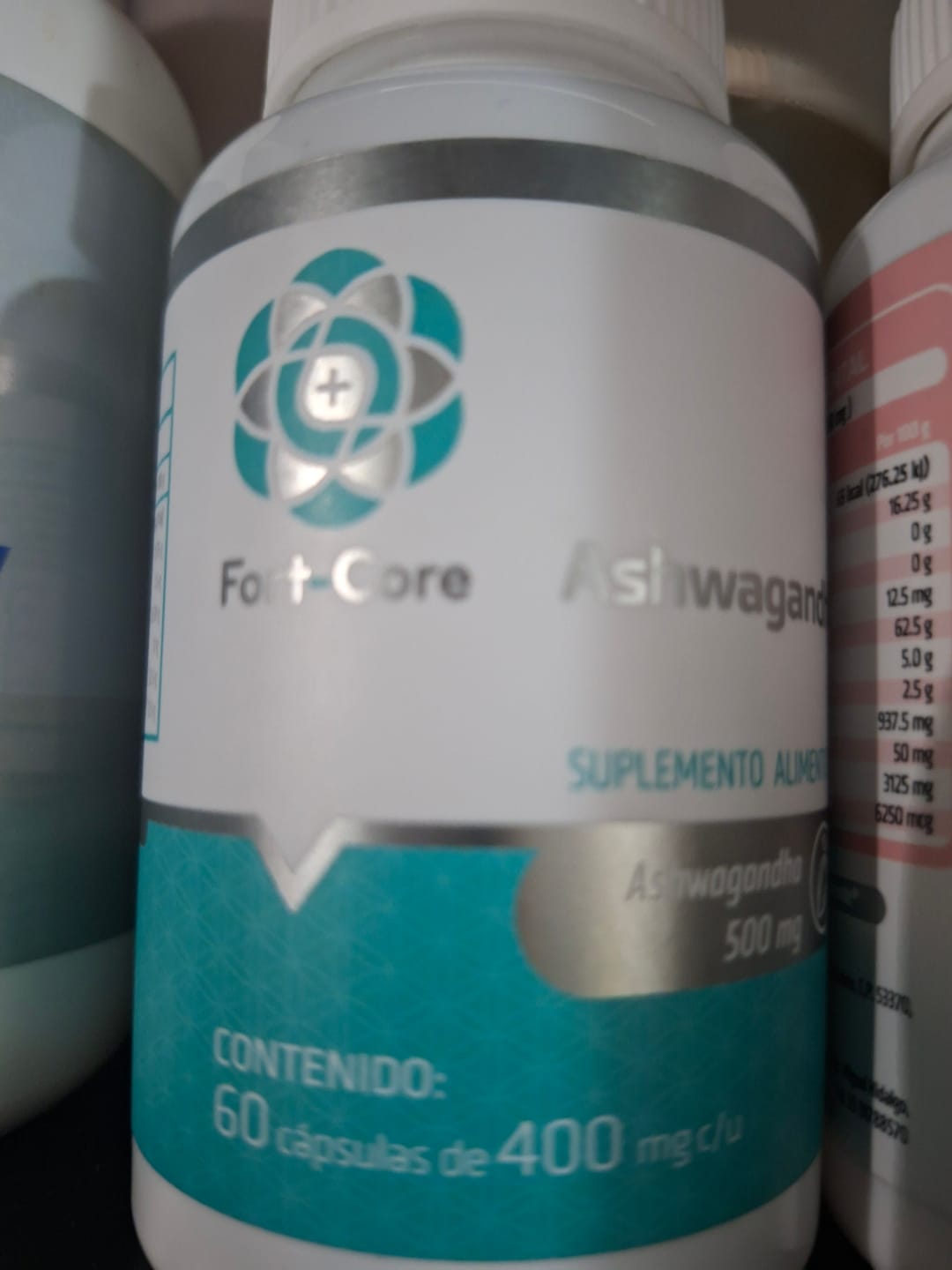 Customer photo review of Ashwagandha Fort Core | Ashwagandha y Proteína de arroz | 60 Cápsulas