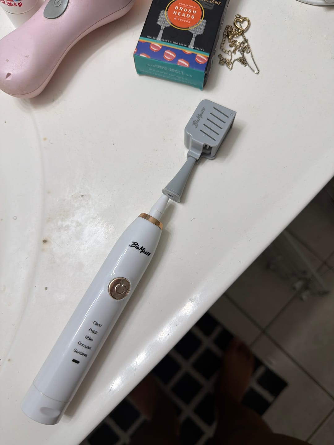 Customer photo review of Black & Platinum Brush Refills