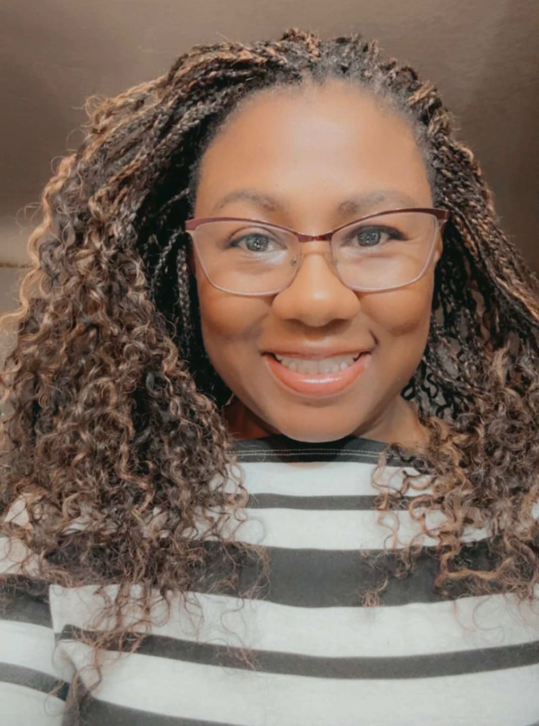 Customer photo review of Sensationnel Empire Human Hair Braids - WATER WAVE BULK 18" / 22"