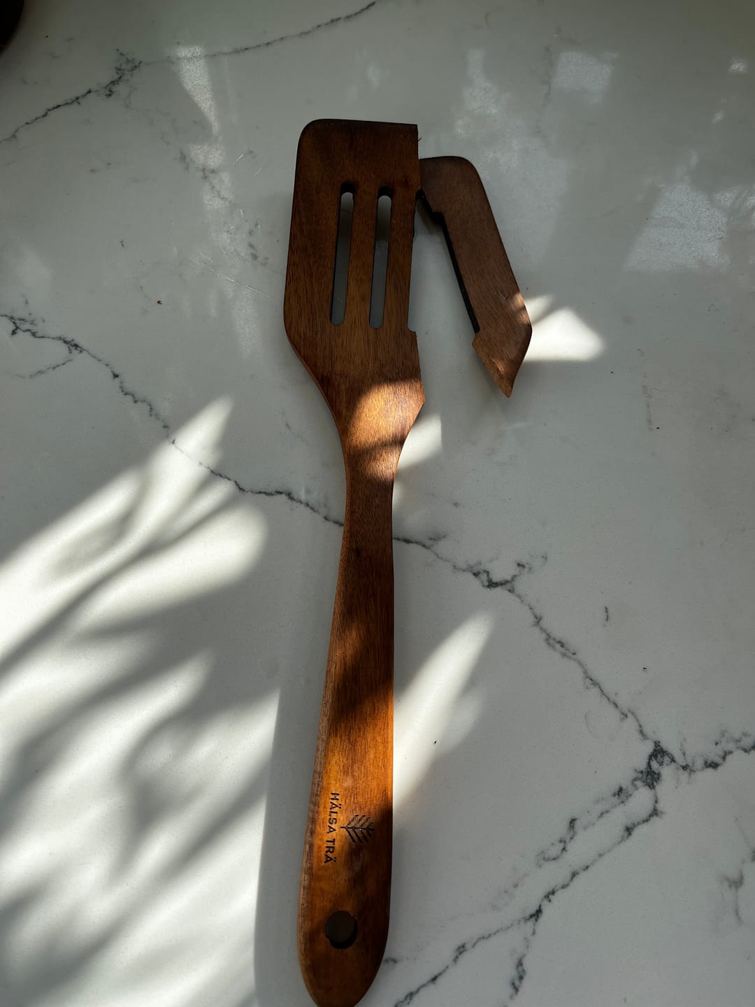 Customer photo review of Hälsa Trä Natural Wood Utensil Set