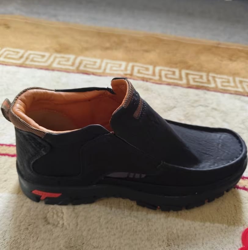 Customer photo review of EaseStep™ Waterproof Non-Slip Ankle Boots – Soft Comfort & Orthopedic Support