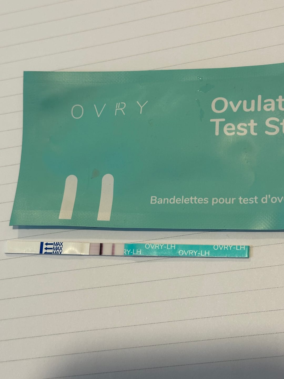 Customer photo review of Ovulation Test Strips