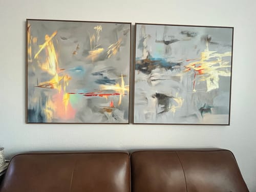 Customer review photo for Colorful Painting #CA398