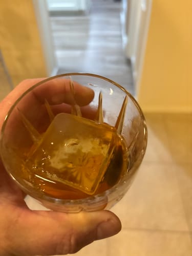 Customer photo review of Antarctic Clear Ice Maker (Sphere or Cube)