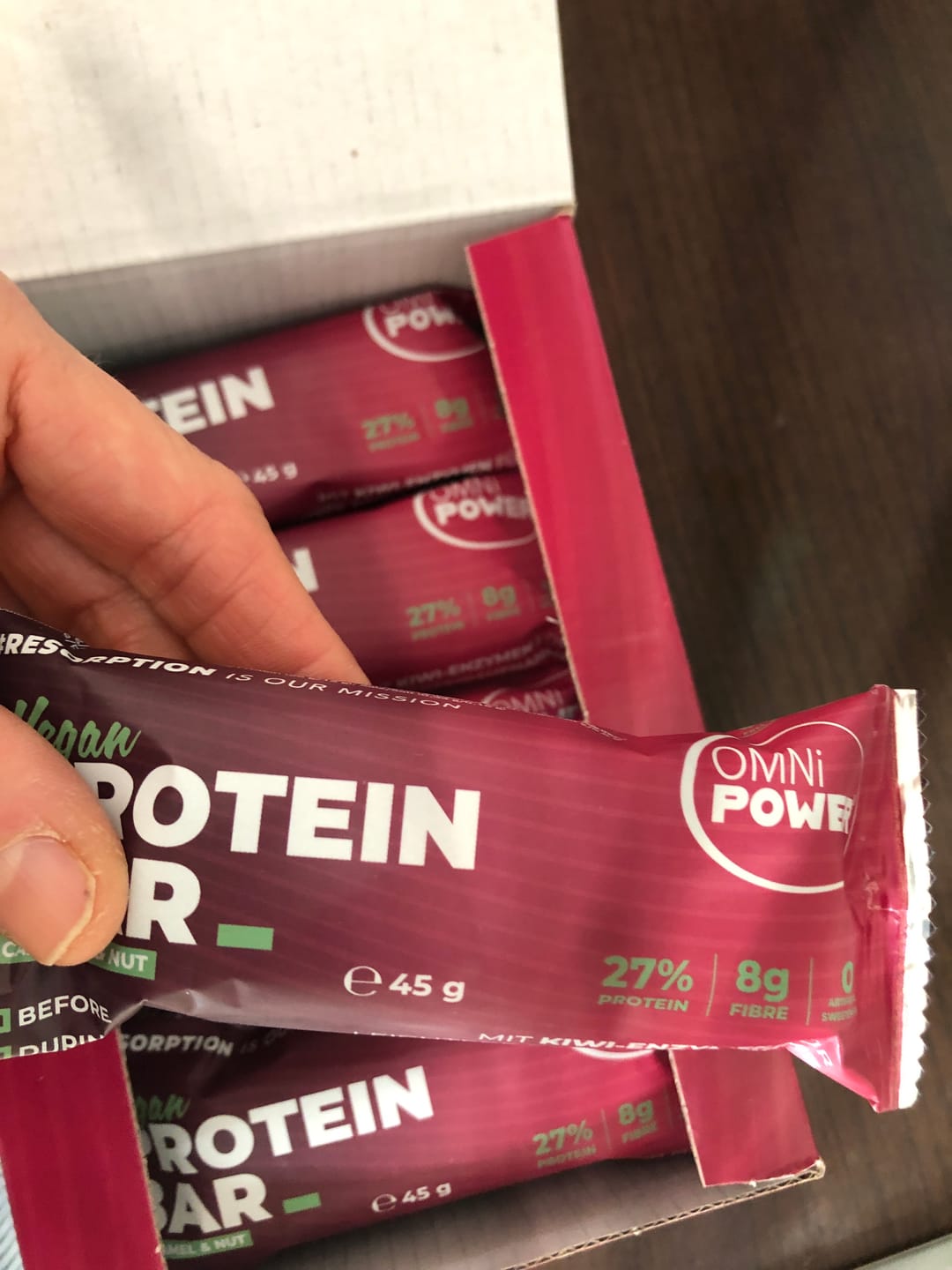 Customer photo review of OMNi-POWER® PROTEIN BAR