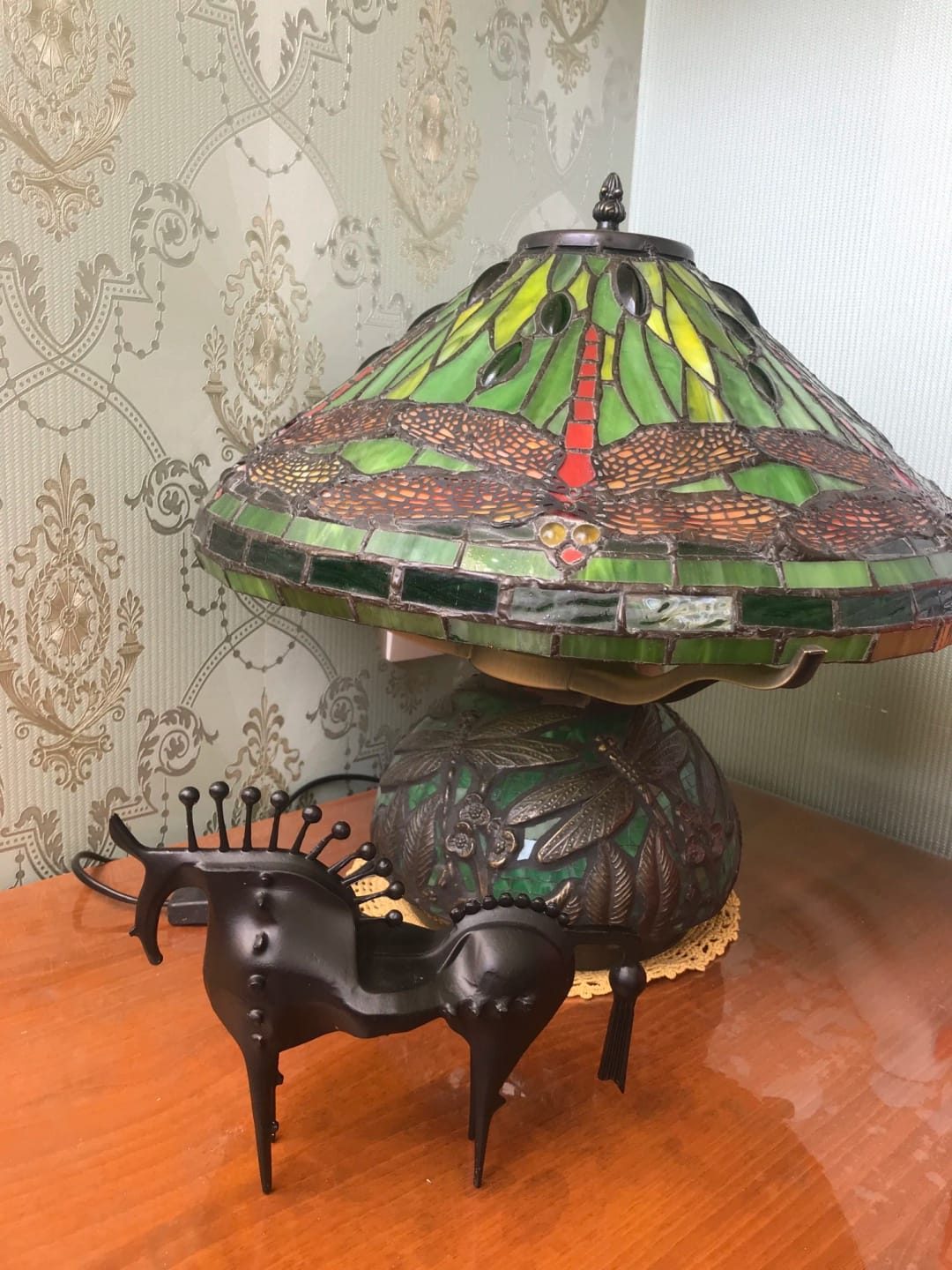 Customer photo review of Shadow Stallion Metal Statue