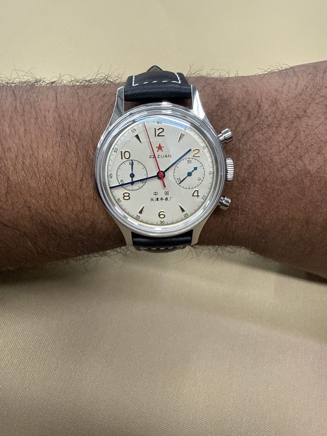 Customer photo review of Seagull 1963 Chronograph Watch 70th Anniversary Reissue 37.3mm