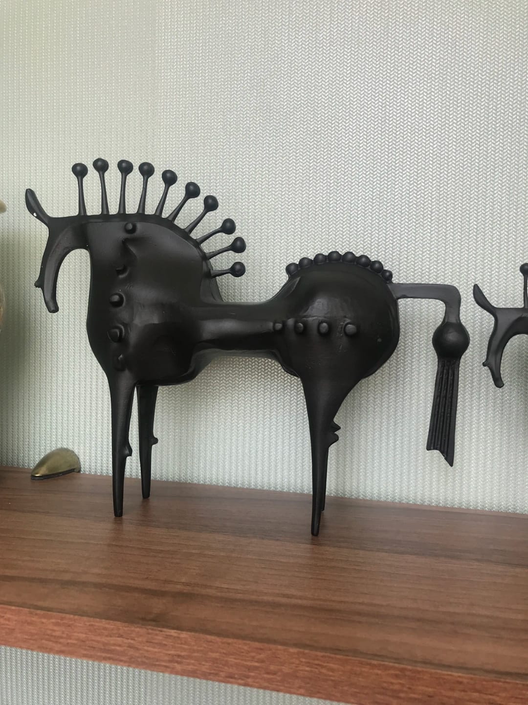 Customer photo review of Shadow Stallion Metal Statue