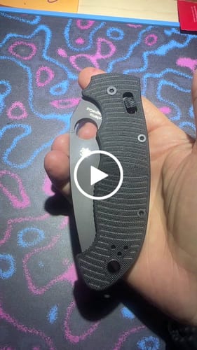 Customer video review of Spyderco Manix 2XL Salt Black G10 CPM-MagnaCut 3.85"