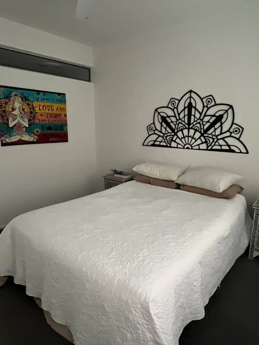 Customer photo review of Art Nouveau Headboard