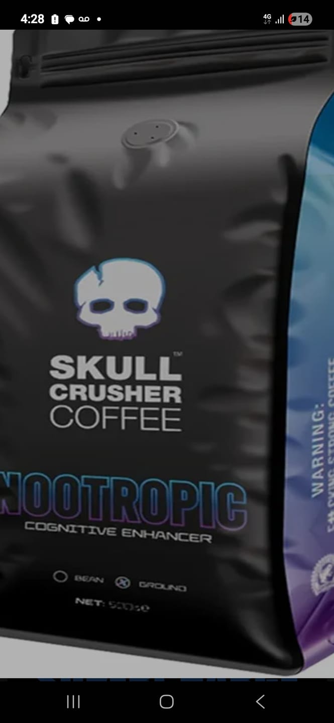 Customer photo review of Skull Crusher Coffee - Nootropic